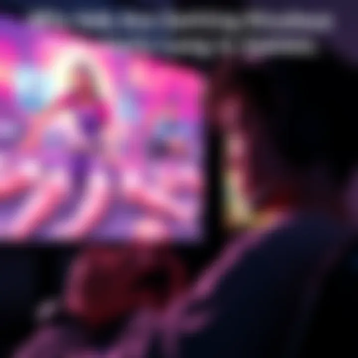 A gamer looks disappointed while watching a long advertisement on a screen, showing frustration with the gaming experience