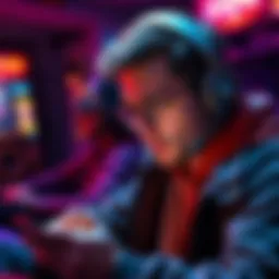 Player showing frustration while using a mobile app due to malfunctioning ads