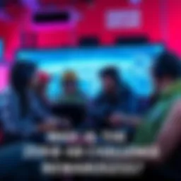 A group of gamers expressing frustration over the lack of rewards in the Zero AB Atlas Arcade challenge, with game consoles and controllers visible around them