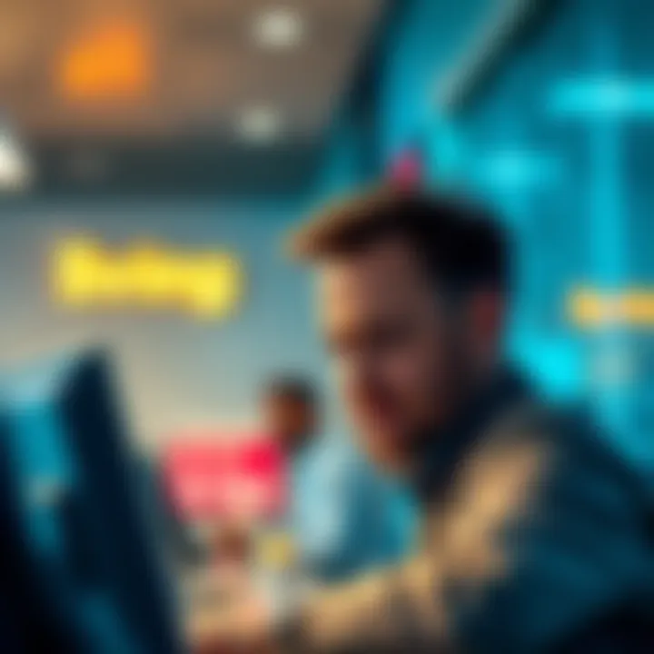 A Swedish investor looking frustrated while speaking with a bank representative about restrictions on crypto transfers.