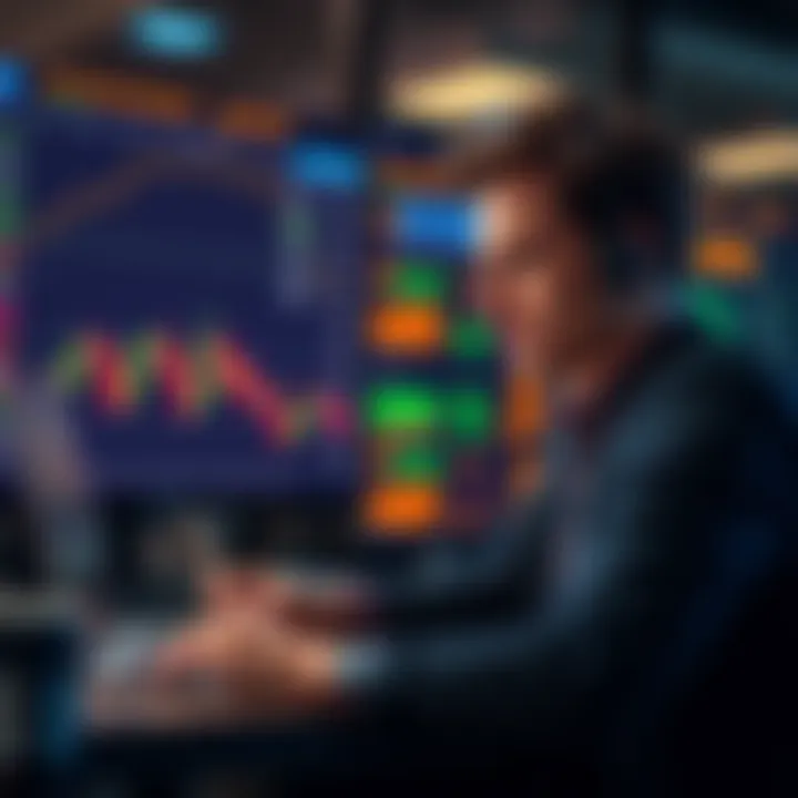A person looks frustrated while analyzing cryptocurrency market charts on a laptop, symbolizing the struggles of new investors.