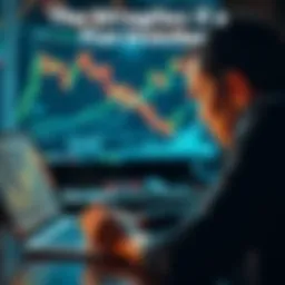 A person stressed while viewing declining financial charts on a laptop, symbolizing the struggles of fiat investors in 2026.
