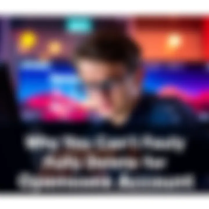 A person looking stressed while using a laptop, with the Opensea website open on the screen, symbolizing challenges in account deletion.