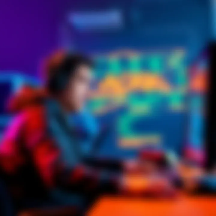 A person sitting at a computer, looking shocked and frustrated as their screen freezes during a hackathon