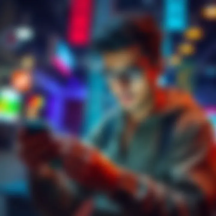 Person looking frustrated while checking their phone for e-transfer updates