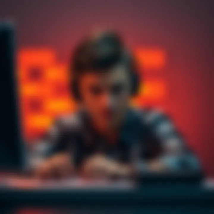 A frustrated person sitting in front of a computer, waiting for a response from customer support about account verification issues.