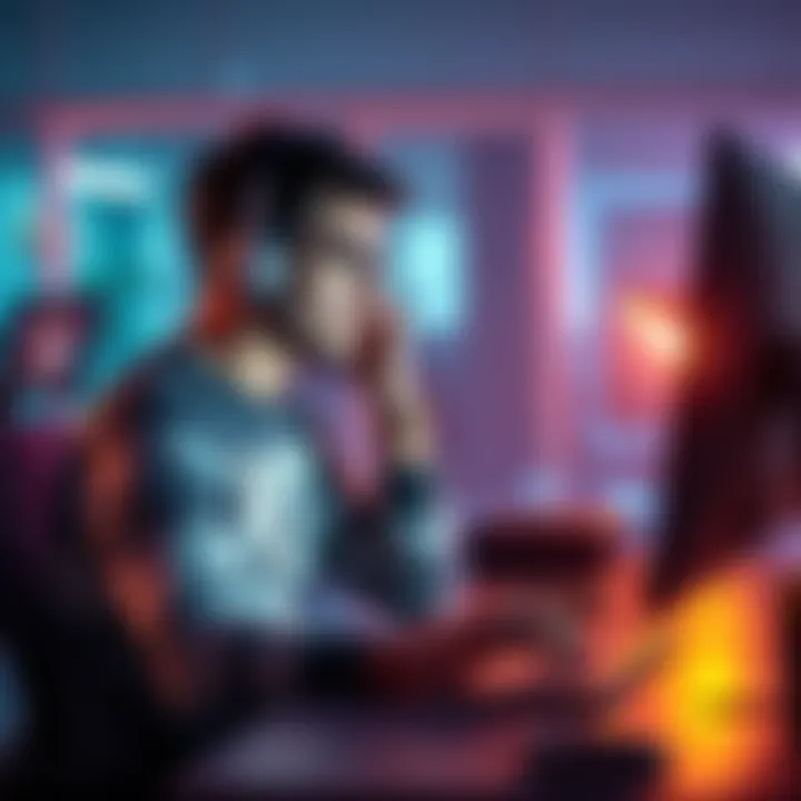 A person sits at a computer, looking stressed while trying to contact customer support about a withdrawal issue.