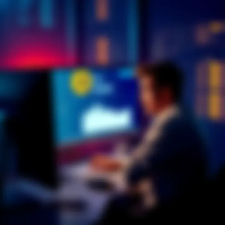 A person sitting at a desk, visibly upset while staring at a computer screen showing a cryptocurrency wallet with a zero balance, representing a loss in Bitcoin due to transaction fees.