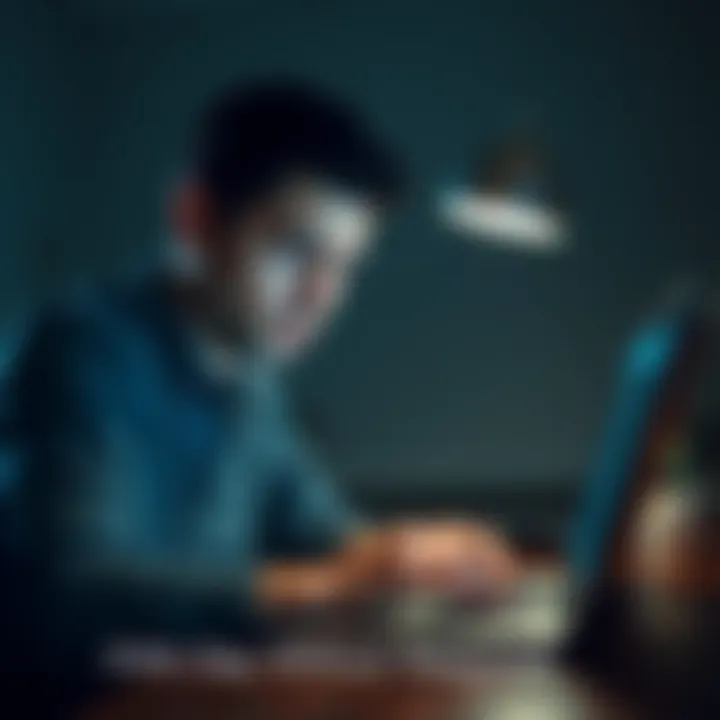 A frustrated person looking at a laptop screen with a confused expression, reflecting the struggles of dealing with a suspended Kraken account.