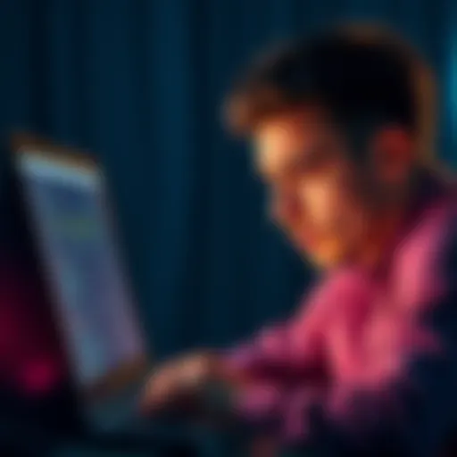 A person shows frustration while staring at their laptop screen, reflecting on lost funds due to account mismanagement.