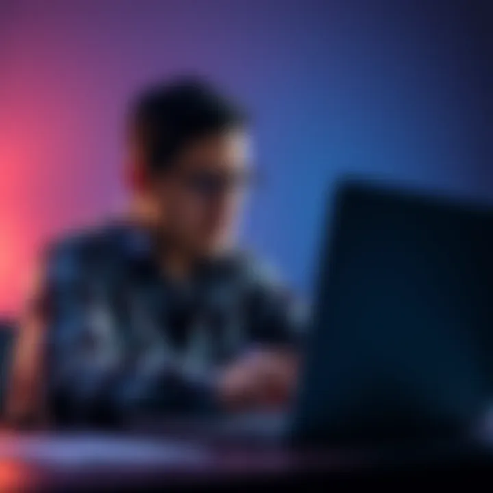 A person looking frustrated while trying to create an account on Coinbase using a laptop, with a screen showing verification issues.