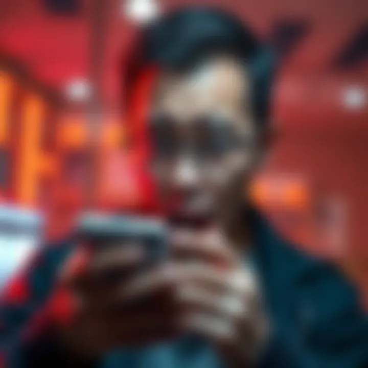 A person with a shocked expression holding their phone, illustrating frustration over unexpected news