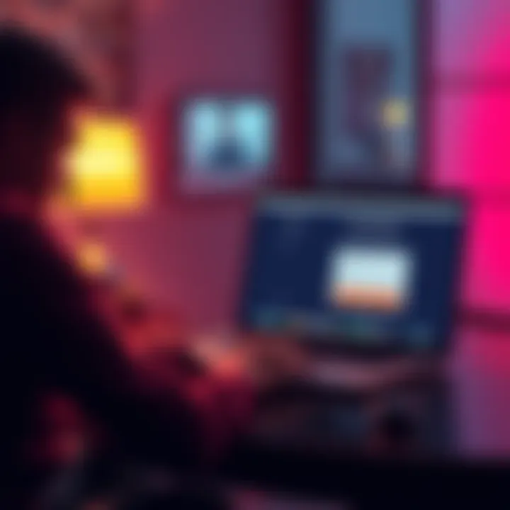 A person looking frustrated while trying to contact customer support on their laptop, with a support ticket submission form open on the screen.