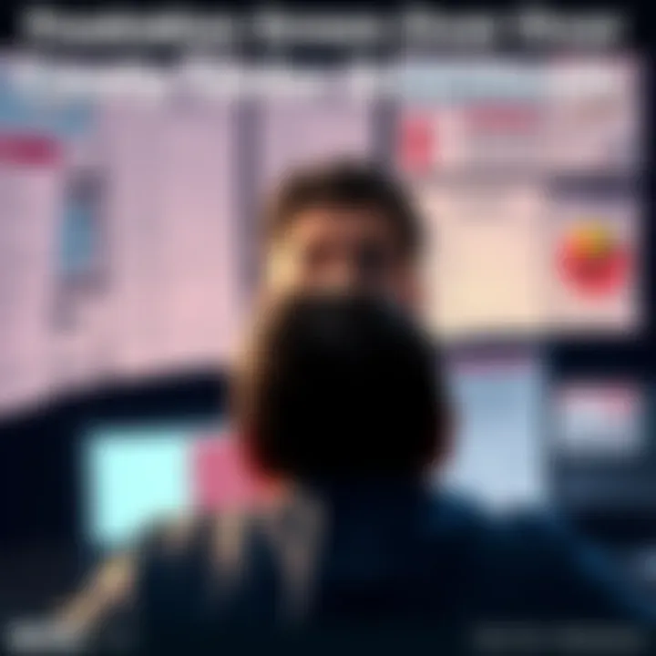 Frustrated person looking at tax forms A person with a worried expression staring at a computer screen filled with tax forms and fees