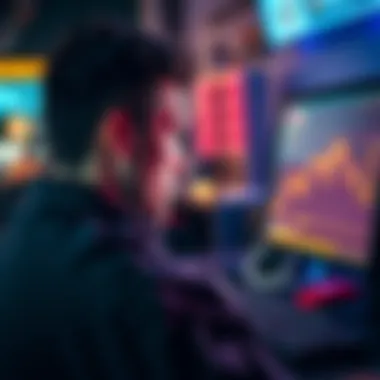 Person looking at a computer screen with a frustrated expression while waiting for a cryptocurrency cross-chain swap to process