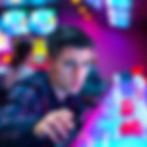 A player looks disappointed while playing mini bowling, showing signs of frustration over glitches and scoring issues.