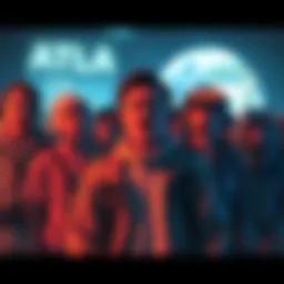 Group of frustrated players expressing dissatisfaction with AI ads in Atlas Earth