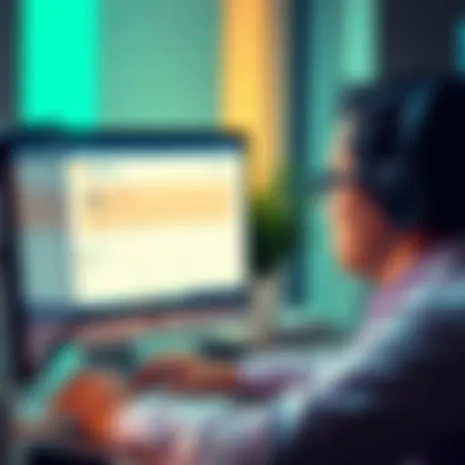 A person sitting at a computer looking frustrated while trying to make a rent payment on Revolut, with a visible message about verification issues on the screen.