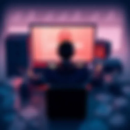 Frustrated StrongCoin users at a computer A person sitting frustrated at a computer, showing a login error on the screen while surrounded by papers and a phone with unanswered messages.