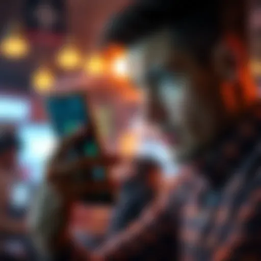 A person looking frustrated at their Android phone screen, showing unwanted apps downloaded due to aggressive ads