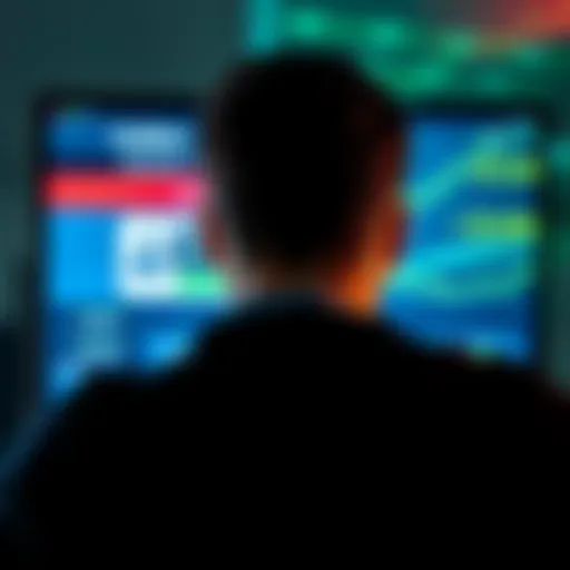 A person looks frustrated at their computer screen showing a locked Kraken account page, unable to access funds.