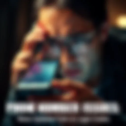 User frustrated with phone code issues A frustrated person looking at their phone, showing an error message about not receiving login codes