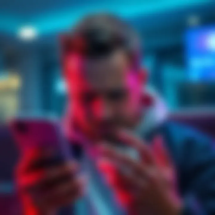 User showing frustration while checking their Revolut app with deposit under review