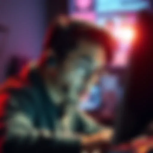 A person looking at a computer screen with a frustrated expression, trying to contact Kraken support for help with an account issue.