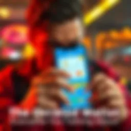 Person showing frustration with a smartphone displaying a wallet application.