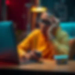Person looking stressed while trying to withdraw funds from an online platform, with a laptop and phone on the table