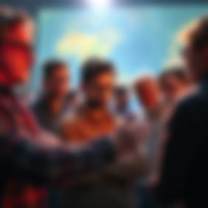 Group of people talking about their frustrations finding objects in Atlas Earth