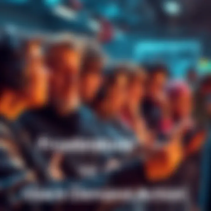Group of people showing frustration while trying to log in on their devices during a system outage