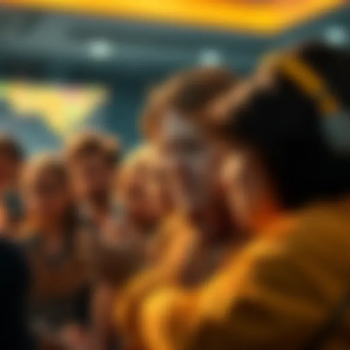 Frustrated users with mobile app Group of people expressing frustration with a mobile app on their phones