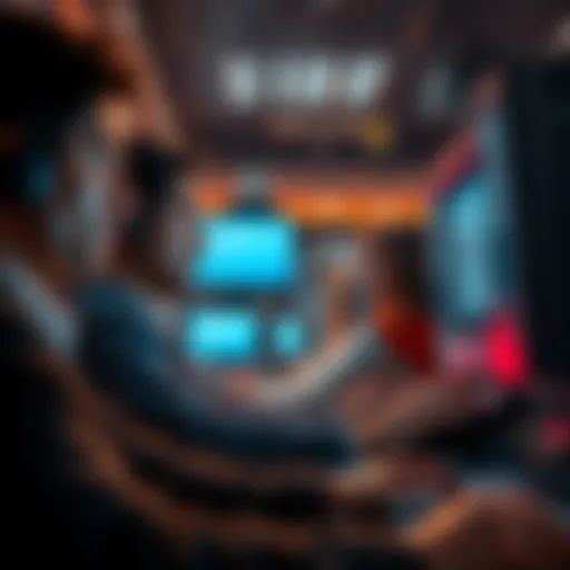 A group of people looking frustrated while staring at their computers, with visible support tickets displayed on the screens, signaling issues with migration on the mainnet.