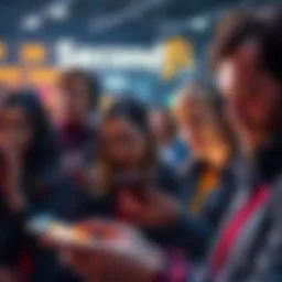 A group of people looking at their devices with expressions of frustration, indicating the ongoing maintenance of SecondFi