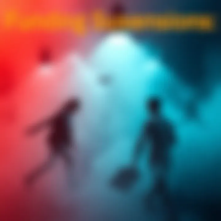 A visual representation of financial uncertainty with suspended funds and review processes