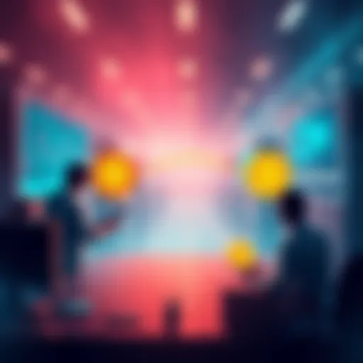 Graphic showing users transferring funds from Binance to Kraken and Coinbase, symbolizing safe asset management.