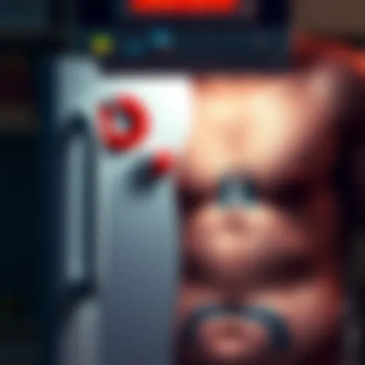 A refrigerator magnet, a tattoo on a chest, and other silly items used to keep passwords safe