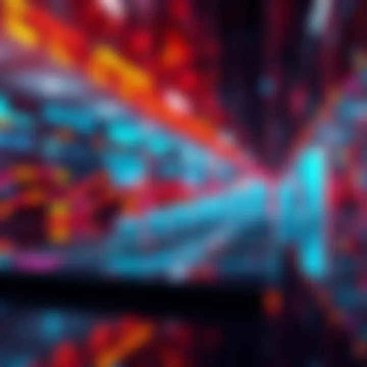 An abstract visualization of digital growth and user engagement, symbolizing Conversion Rate Optimization.