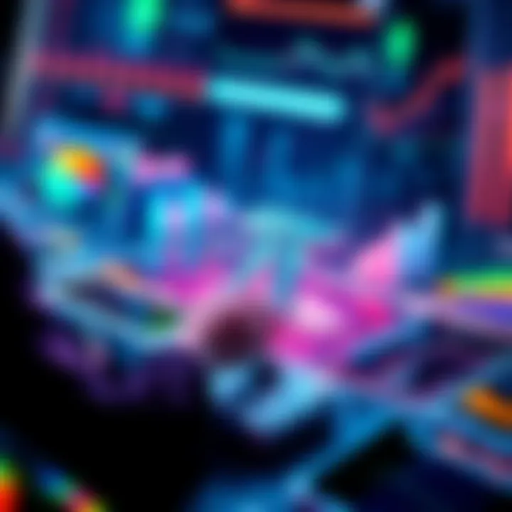 Visual representation of financial trends impacting Pi