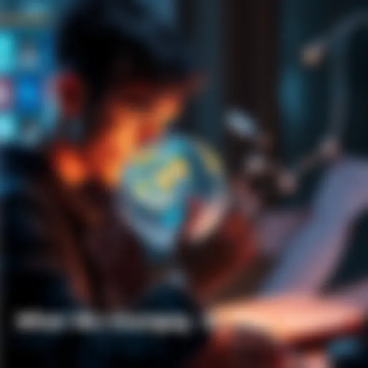 A person looking at a crystal ball, contemplating future changes, surrounded by notes and thoughts.