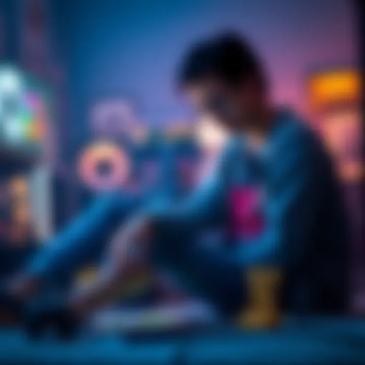 A gamer sits with a broken phone, contemplating their lost game progress.