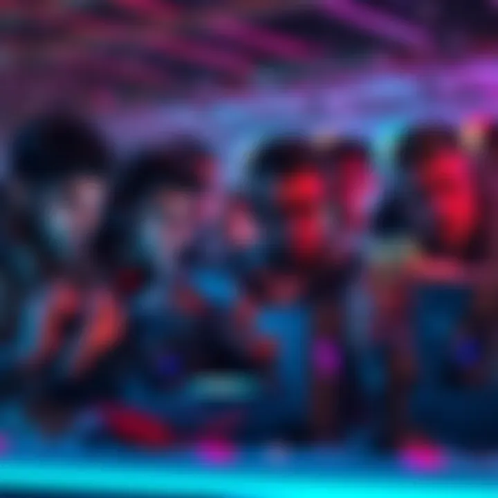 Group of gamers looking worried while checking their devices for payout updates