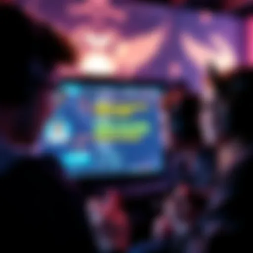 Group of gamers looking confused at a screen showing misleading reward messages