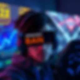 A digital notification on a gaming screen indicating a permanent account ban, with a player looking concerned.
