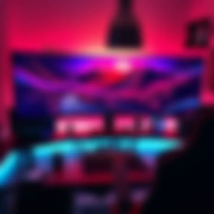 A new gaming and editing setup featuring an OLED monitor and a 34-inch ultrawide display, showcasing advanced tech components like an Intel Core Ultra 270K and 32GB RAM.