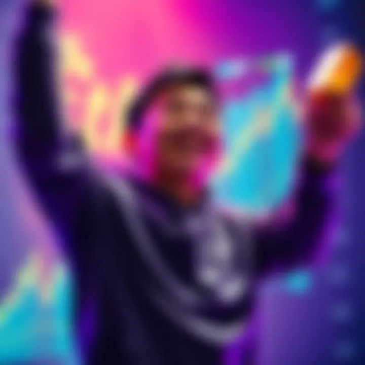 Garrett Jin celebrates his impressive $1.2 million profit from ETH trading with a chart showing rising cryptocurrency values.