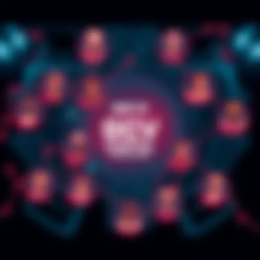 An illustration showing the GCV Cartel's network with key players connected, highlighting its operations and influence.