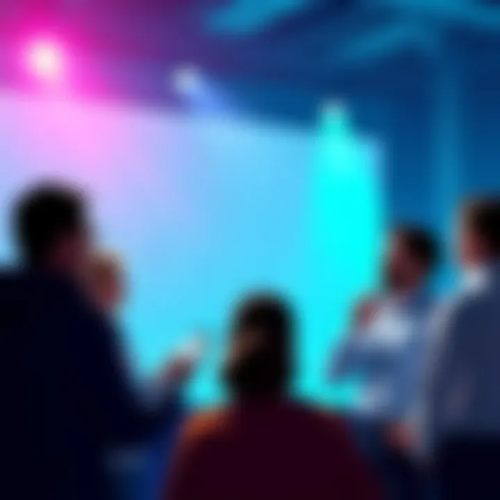 A group of people engaging in a lively discussion about cryptocurrency in the Gemini community.