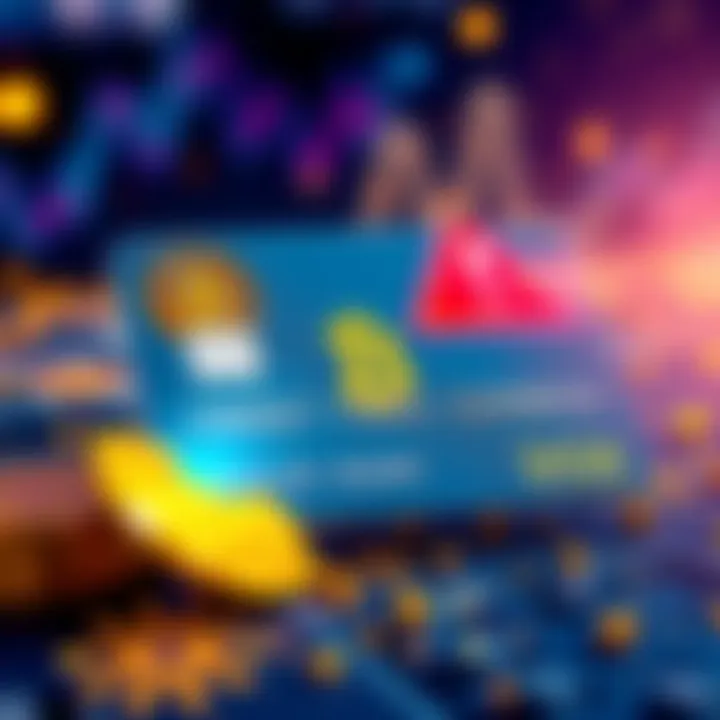Gemini Credit Card Rewards Glitch A graphic showing a credit card with Bitcoin symbols and a red warning sign, indicating a glitch affecting rewards for crypto users.